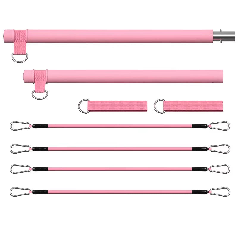 Resistance Pilates Bell Kit, Portable Home Gym Pilates Resistance Barbell Kit for Full Body Workouts