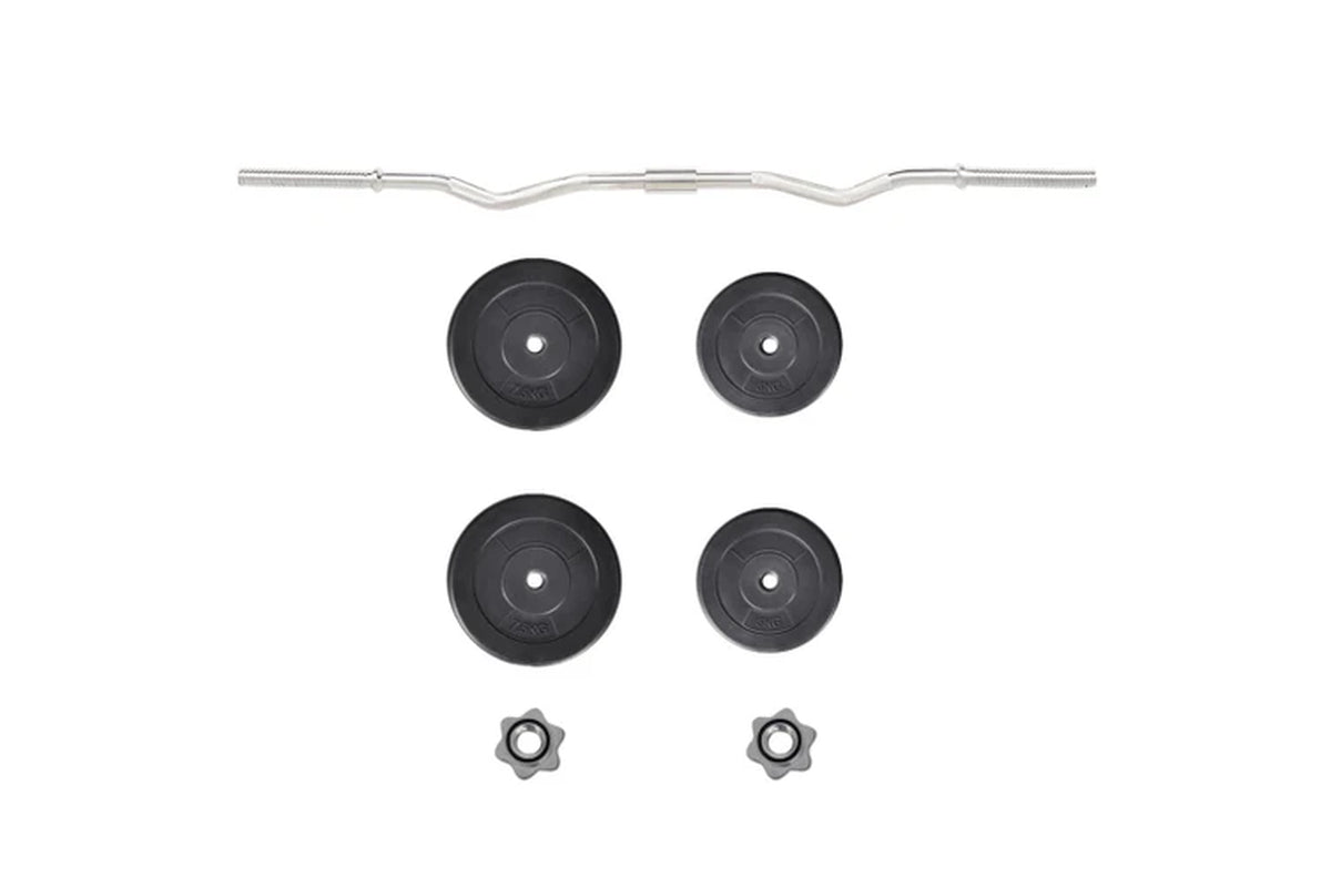 Curl Bar with Weights 30 Kg