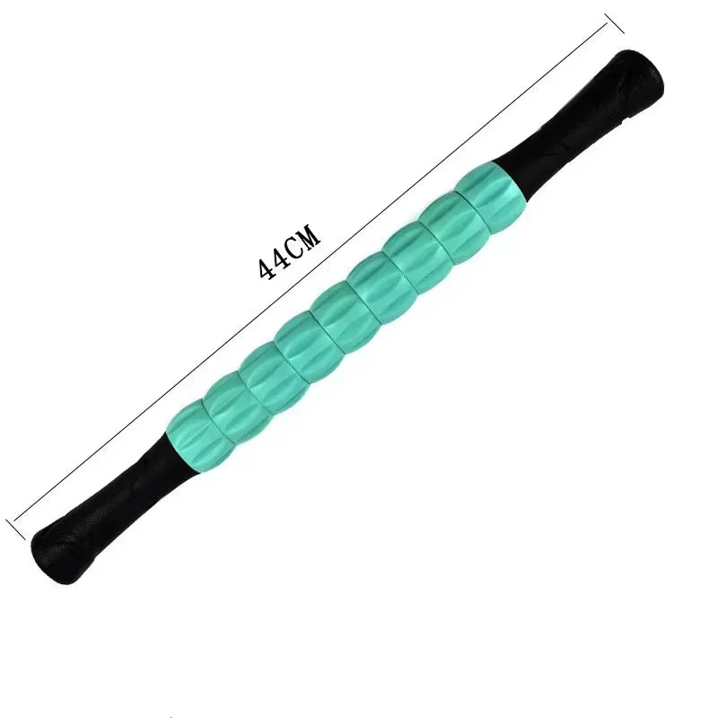 1Pcs 9-Wheel Massage Neck Leg Massager Stick Anti-Cellulite Stick Body Foot Leg Slimming Massage Muscle Roller Massage Stick