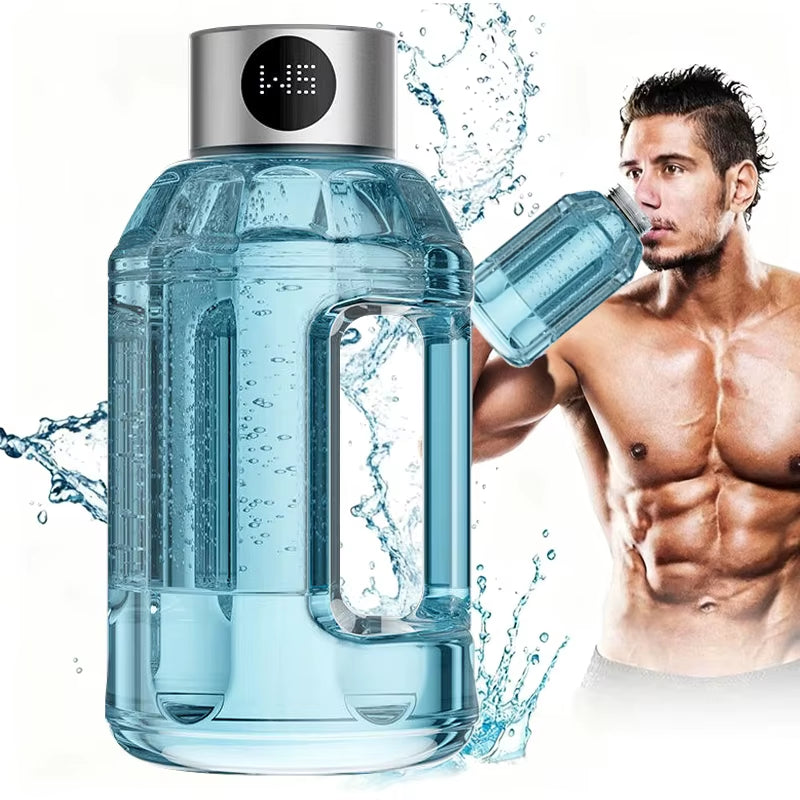Best Hydrogen Water Generators Ionizer 1.5L Alkaline Hydrogen Water Bottle Stainless Steel Usb-Powered Portable Outdoor Use