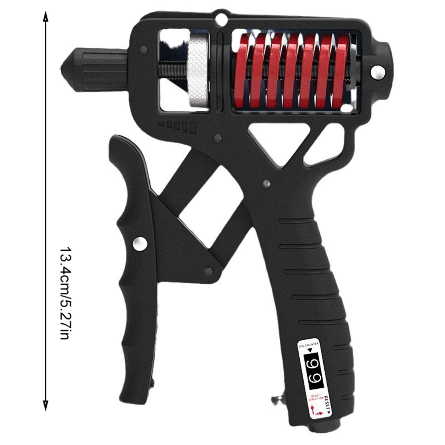 5-165Kg Adjustable Hand Gripper Gym Wrist Expander Hand Strengthener Convenient Dynamometer Hand Grip Finger Forearm Trainer