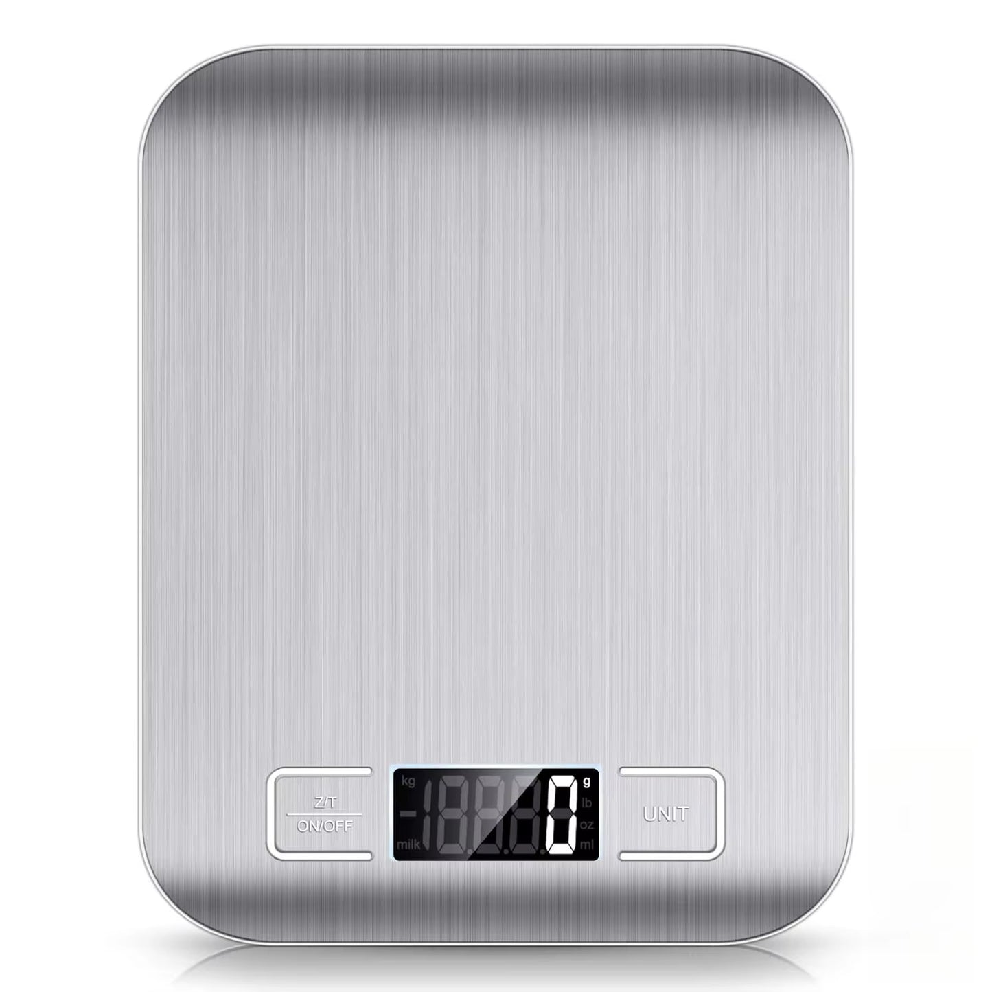 10Kg Kitchen Scale,Digital Kitchen Scale with Tare Function, Electronic Coffee Brewing Scale, LCD Display Stainless Steel Screen