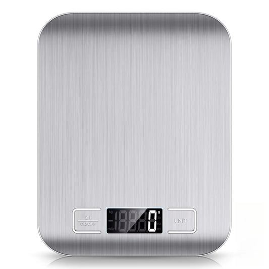 10Kg Kitchen Scale,Digital Kitchen Scale with Tare Function, Electronic Coffee Brewing Scale, LCD Display Stainless Steel Screen