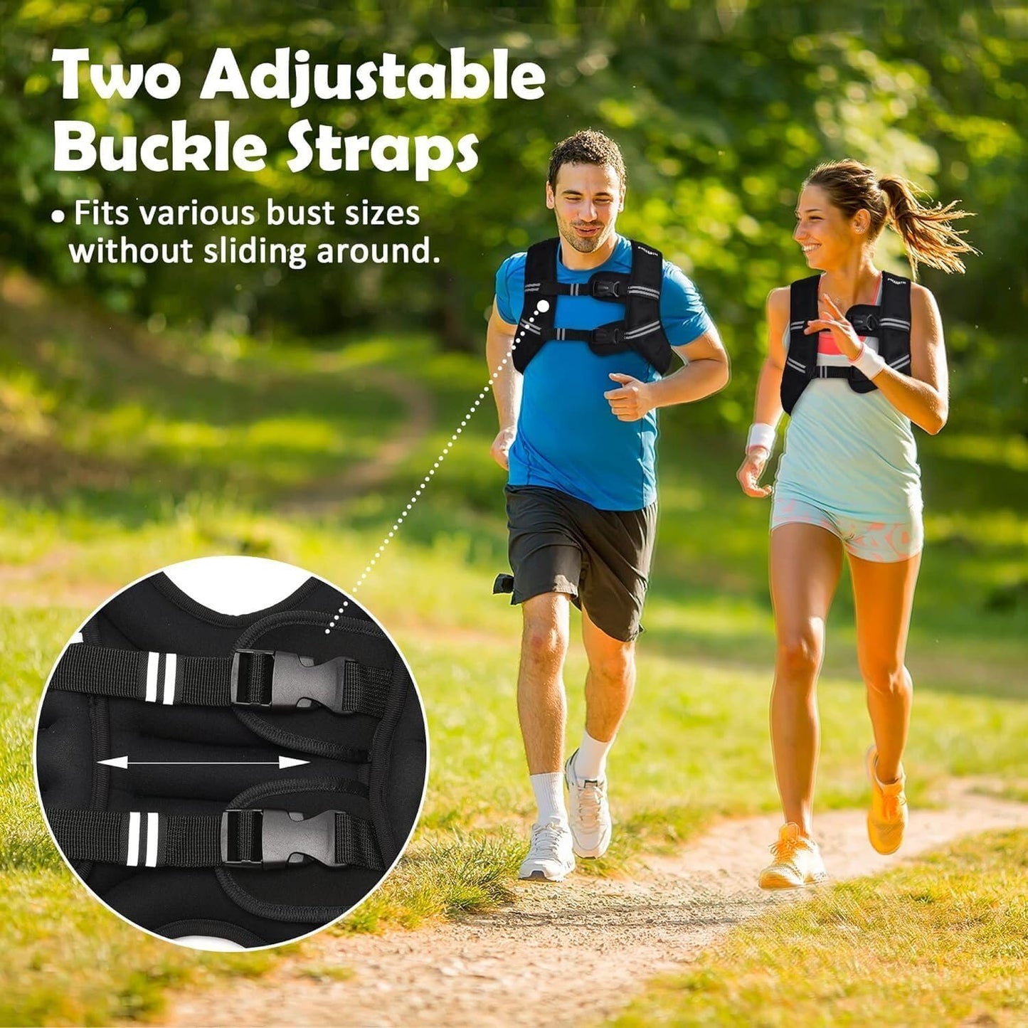 Weighted Vests for Men, Women, Kids - 3KG, 5KG, 8KG, 10KG - Exercise Weighted Ve