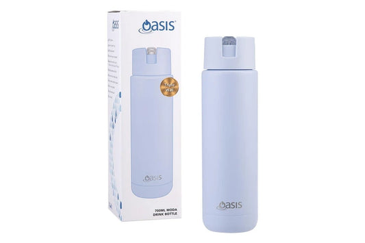 Ceramic Lined Stainless Steel Insulated Moda Drink Bottle 700Ml Periwinkle