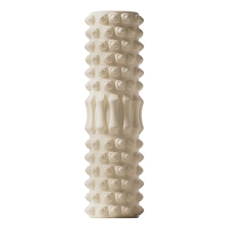 30Cm Hollow Foam Roller Dual-Sided Textured Surface Deep Tissue Massage Equipment for Pilates Home Gym