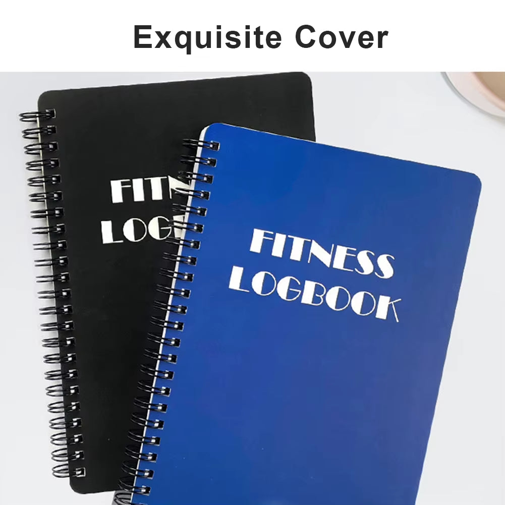 Workout Journal Coiled Planner Log Book Weight Loss Goal Tracking Workout Planner Fitness Punch Book for Gym & Home Workouts