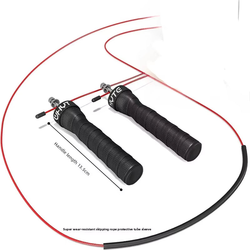 2.5/3.4Mm Crossfit Jump Rope Speed Jumping Rope Removable Weighted Anti-Loosening Design PVC Wire Jump Rope