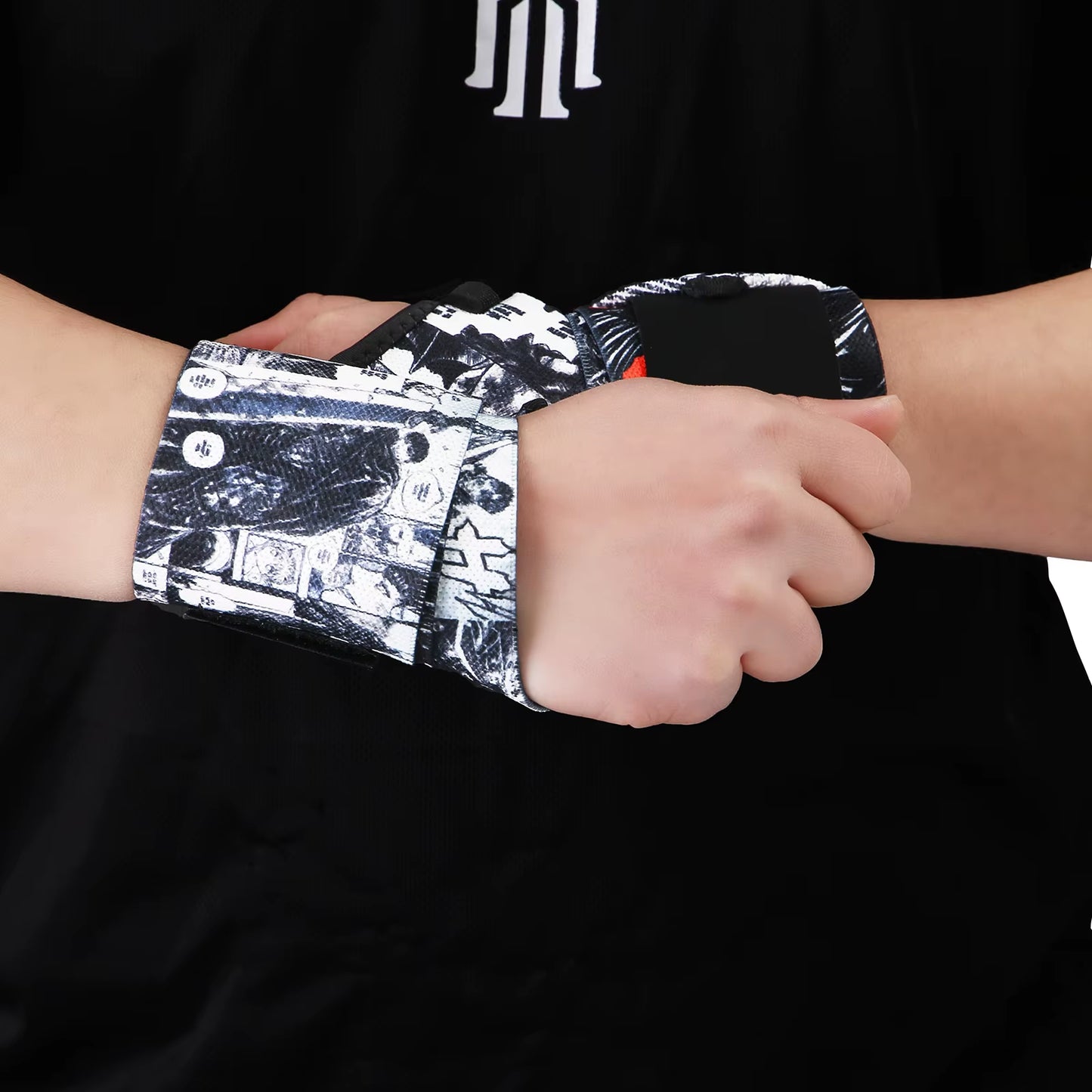 Fitness Weightlifting Wristband Anime Wrist Wraps Wrist Brace for Wrist Support Protective Gear Gym Deadlift Workout