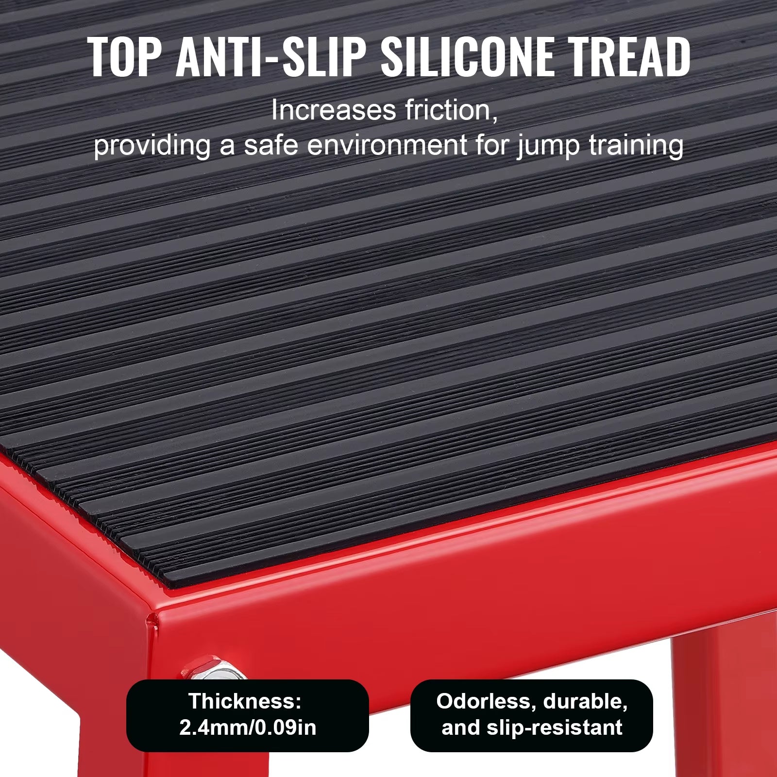 Succebuy 12/18 Inch Jump Box Anti-Slip Fitness Exercise Step up Box for Home Gym Training Conditioning Strength Training