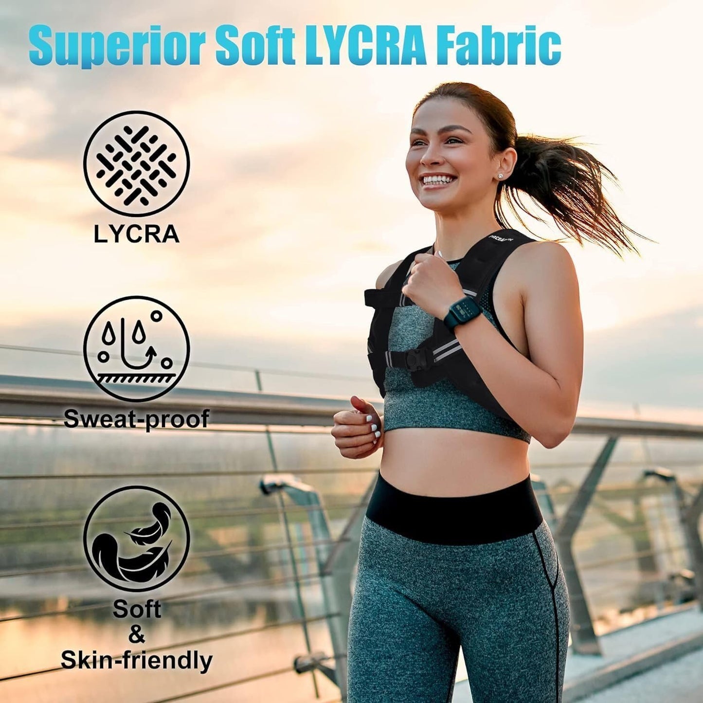 Weighted Vests for Men, Women, Kids - 3KG, 5KG, 8KG, 10KG - Exercise Weighted Ve