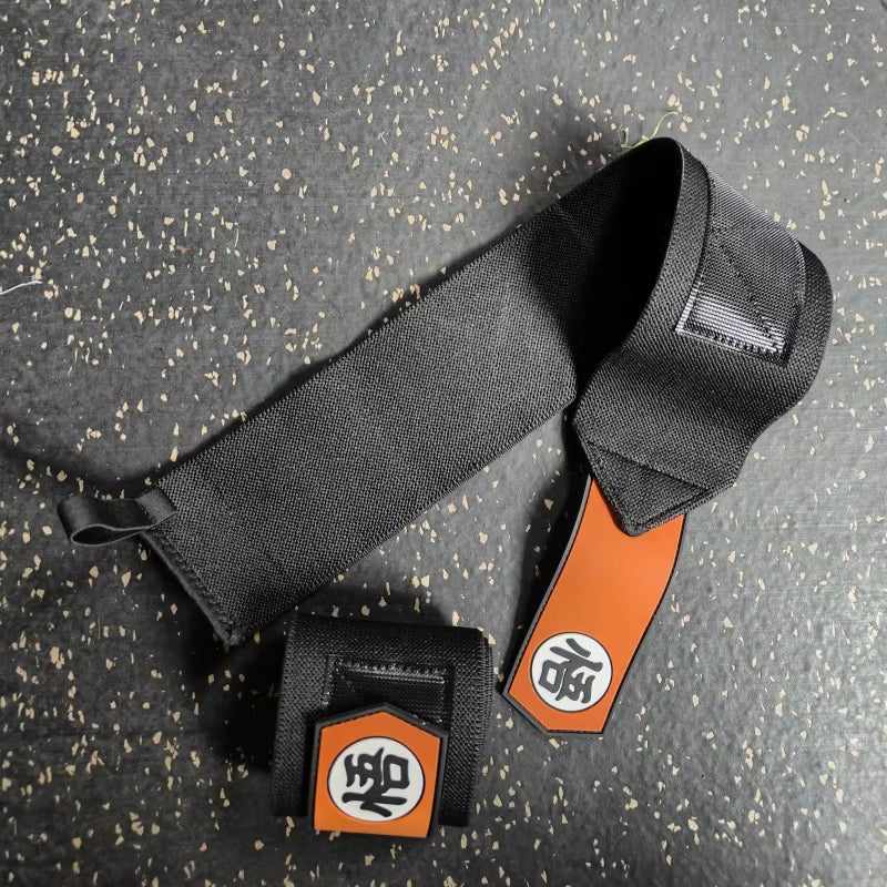 2Pcs Weightlifting Wrist Wraps Gym Fitness Wrist Support Wraps for Men & Women Strength Training Wrist Guard for Cross Deadlift