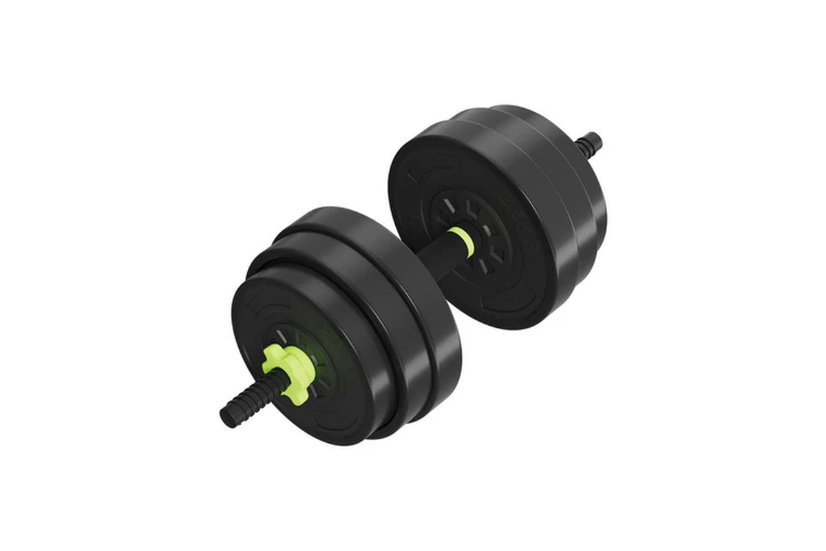 25Kg Adjustable Dumbbells Set Kettle Bell Weight Plates Barbells Gym