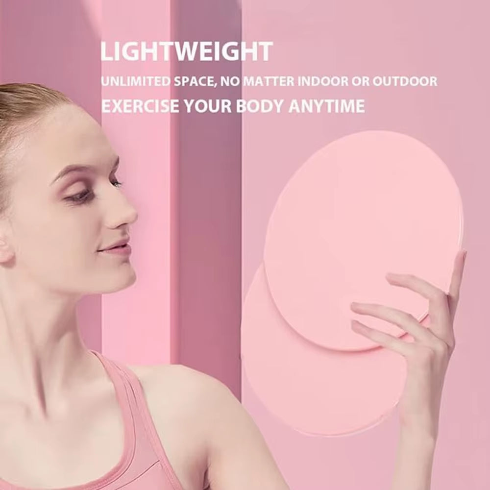 Pair of Fitness Core Sliders Abdominal Exercise Sliding Plate Pilates Yoga Gym Discs Slider Body Muscle Training Equipment
