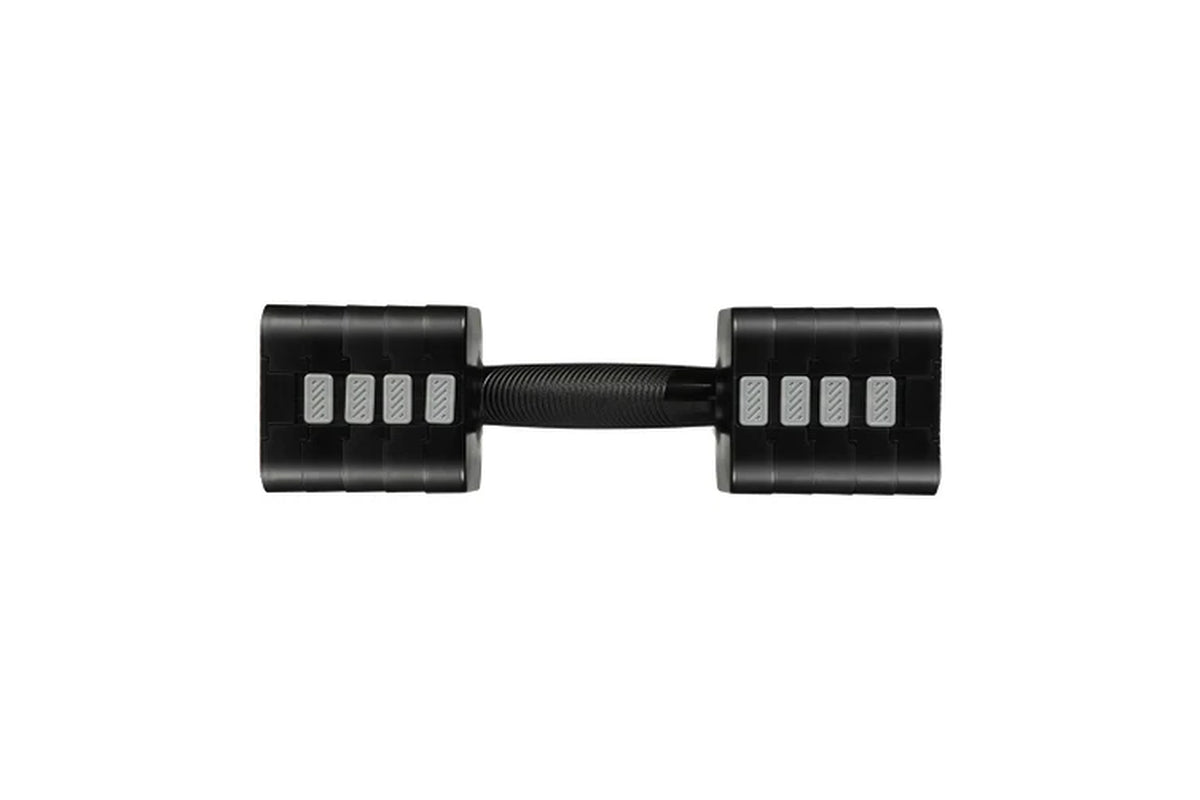 a Pair 2.8KG-10KG Adjustable Dumbbells Set Black