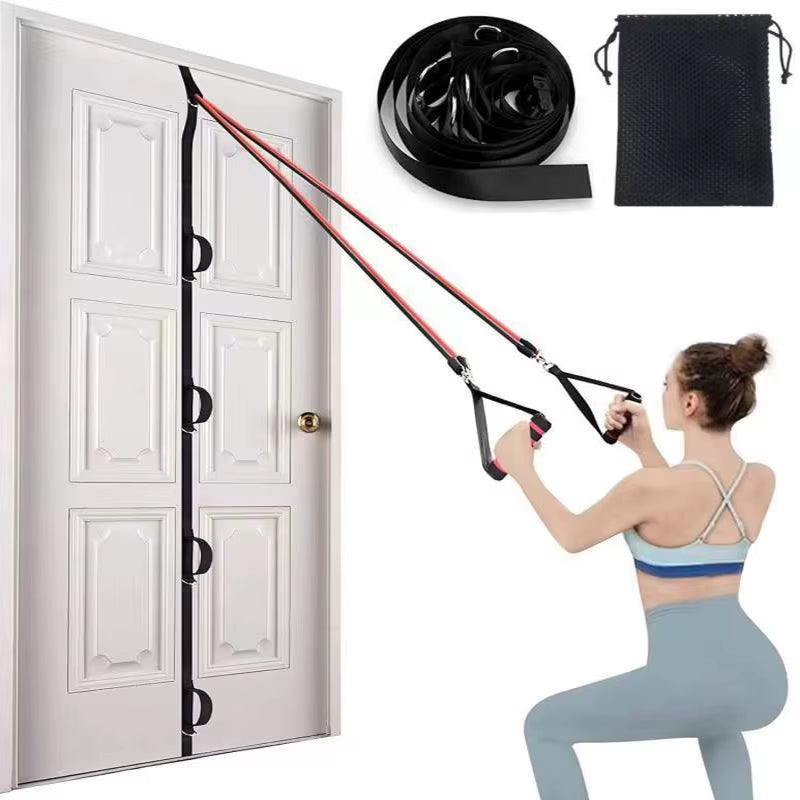Multi-Point Door Anchor Resistance Band: a Safe Door Anchor Gym for Home Fitness, Portable Exercise Resistance Band Door Anchor