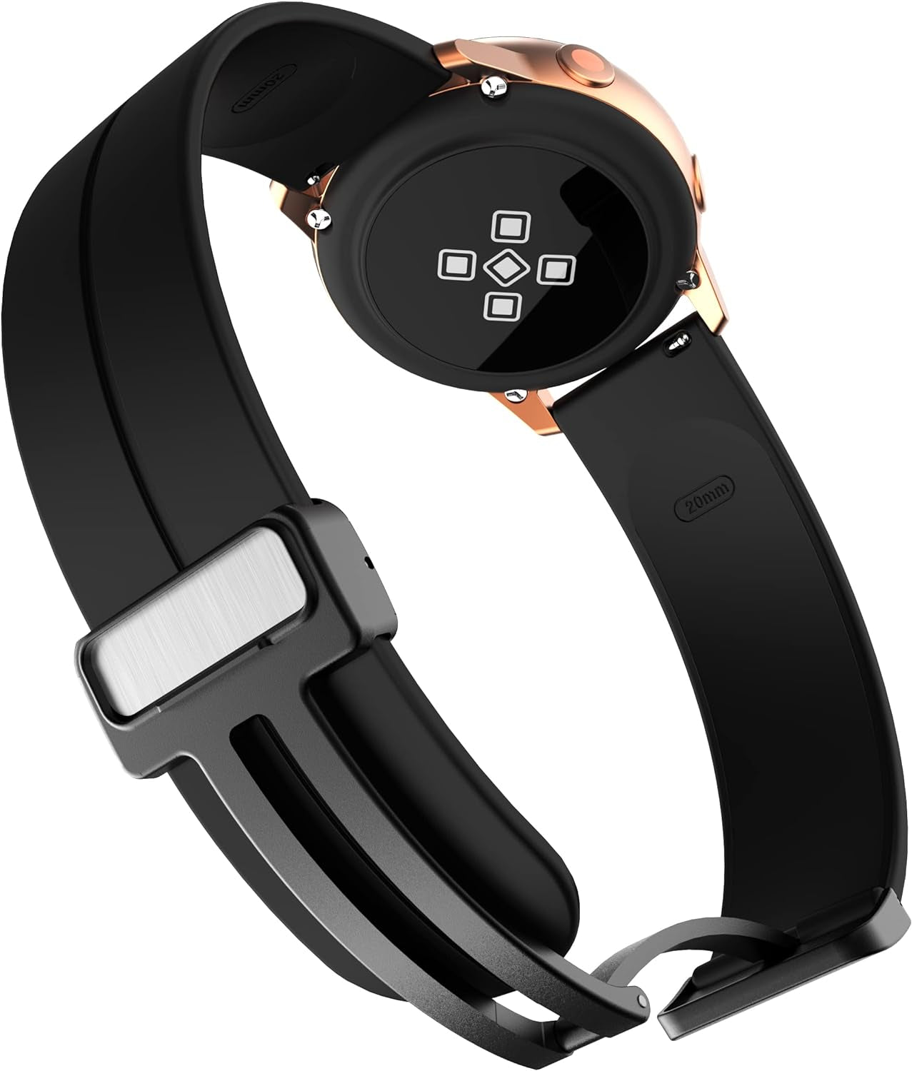 Compatible with Virozis Fitness Tracker Band, Soft Silicone Sport Wristband Replacement Straps Compatible for Virozis P67 1.57 Inches Fitness Tracker Smart Watch