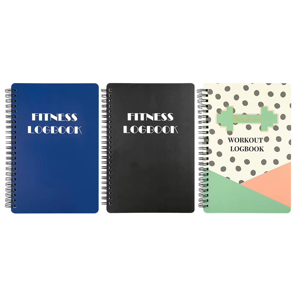 Workout Journal Coiled Planner Log Book Weight Loss Goal Tracking Workout Planner Fitness Punch Book for Gym & Home Workouts