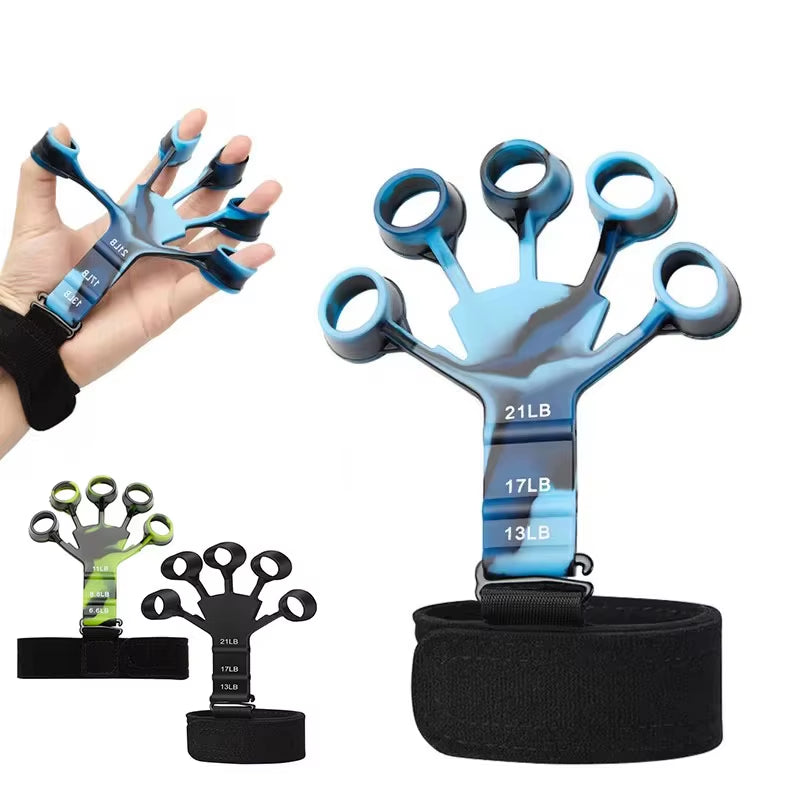 Five Finger Grip Strength Trainer Finger Stretching Trainer Boxing Grip Strength Trainer Practical Hand Enhancement Strength