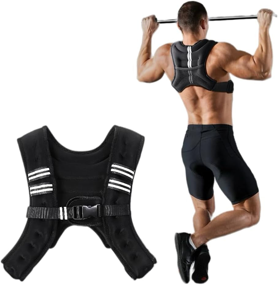 Weighted Vests for Men, Women, Kids - 3KG, 5KG, 8KG, 10KG - Exercise Weighted Ve