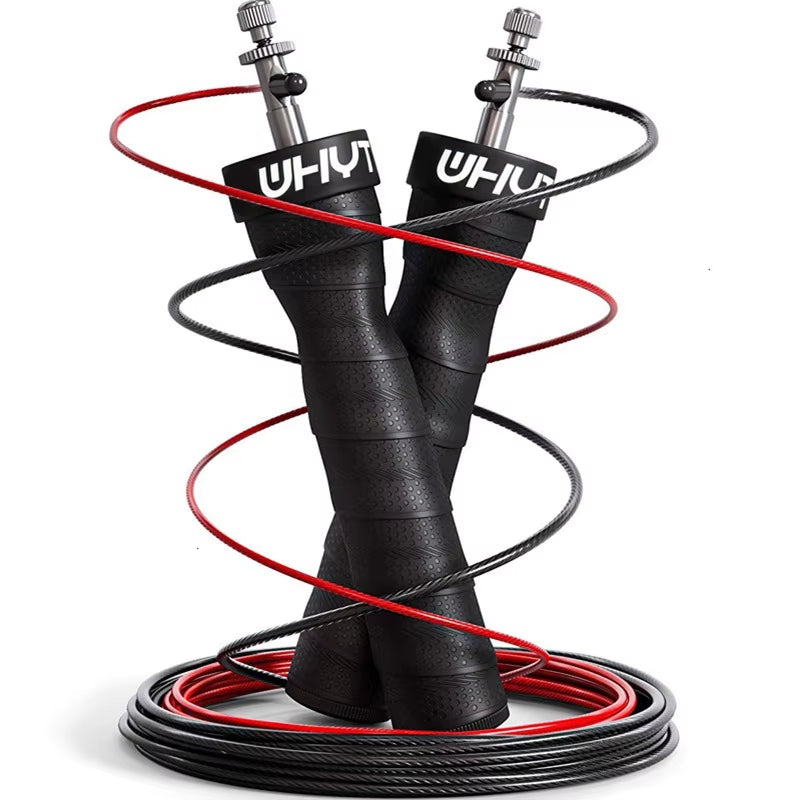2.5/3.4Mm Crossfit Jump Rope Speed Jumping Rope Removable Weighted Anti-Loosening Design PVC Wire Jump Rope