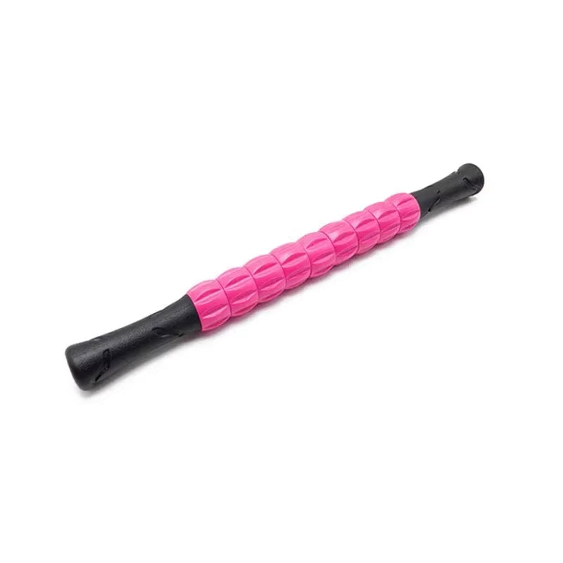 1Pcs 9-Wheel Massage Neck Leg Massager Stick Anti-Cellulite Stick Body Foot Leg Slimming Massage Muscle Roller Massage Stick