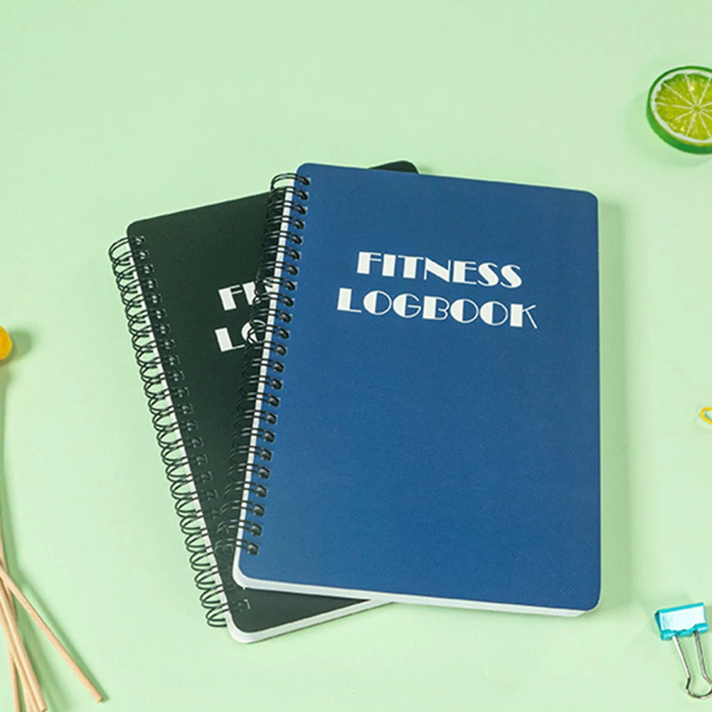Workout Journal Coiled Planner Log Book Weight Loss Goal Tracking Workout Planner Fitness Punch Book for Gym & Home Workouts