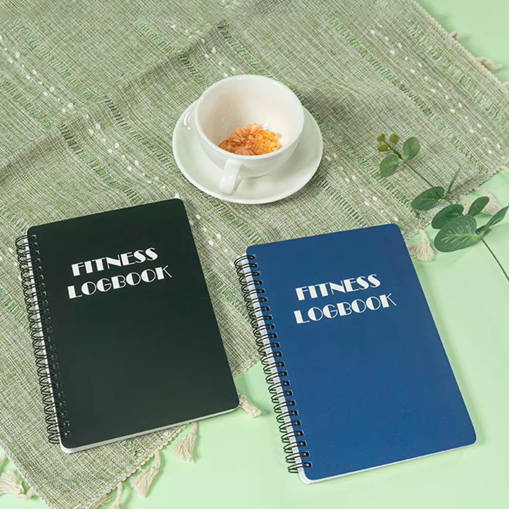 Workout Journal Coiled Planner Log Book Weight Loss Goal Tracking Workout Planner Fitness Punch Book for Gym & Home Workouts