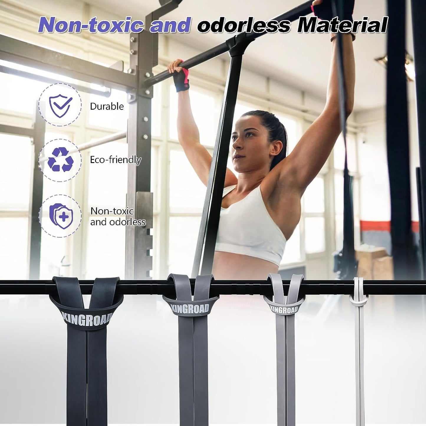 Resistance Band Pull up Assistance Bands,Set of 5 Resistance Heavy Duty Exercise