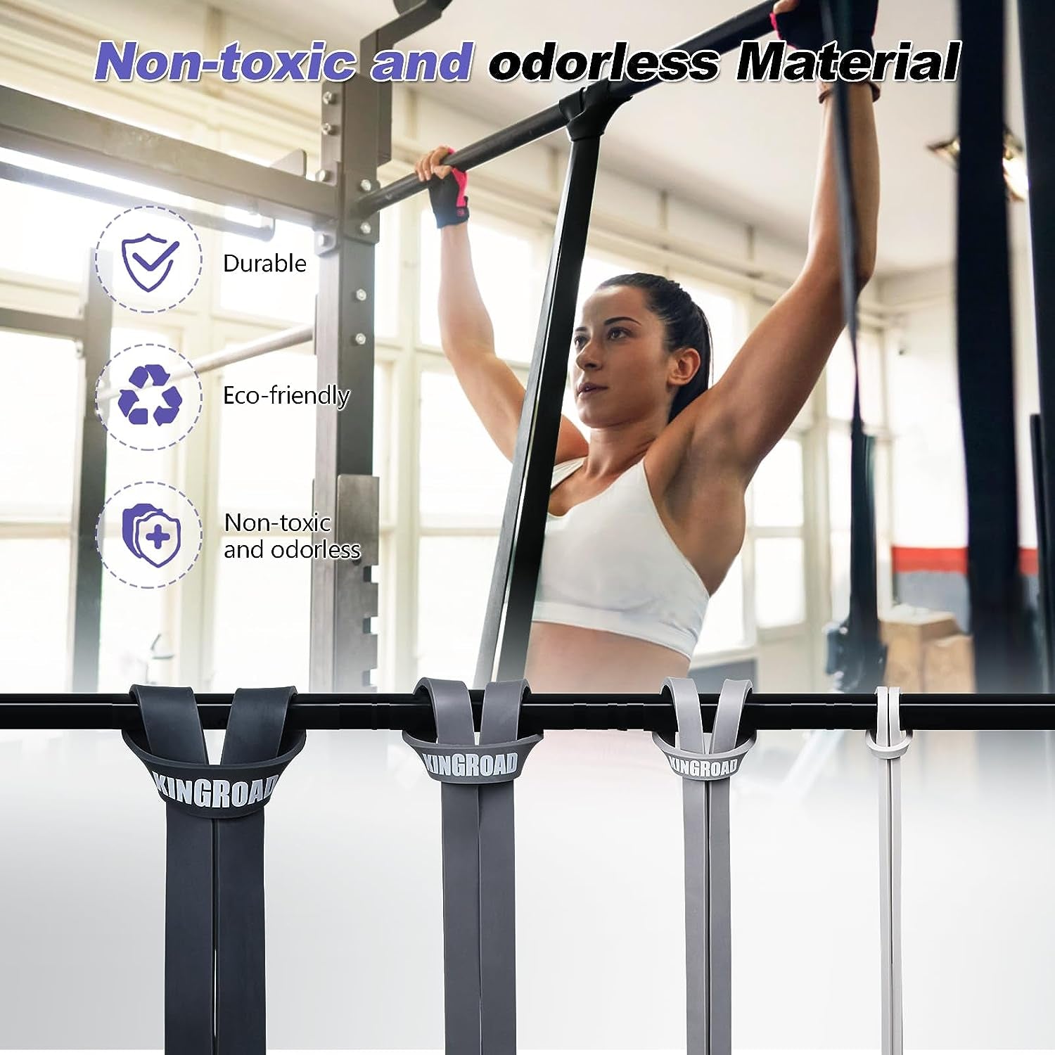Resistance Band Pull up Assistance Bands,Set of 5 Resistance Heavy Duty Exercise