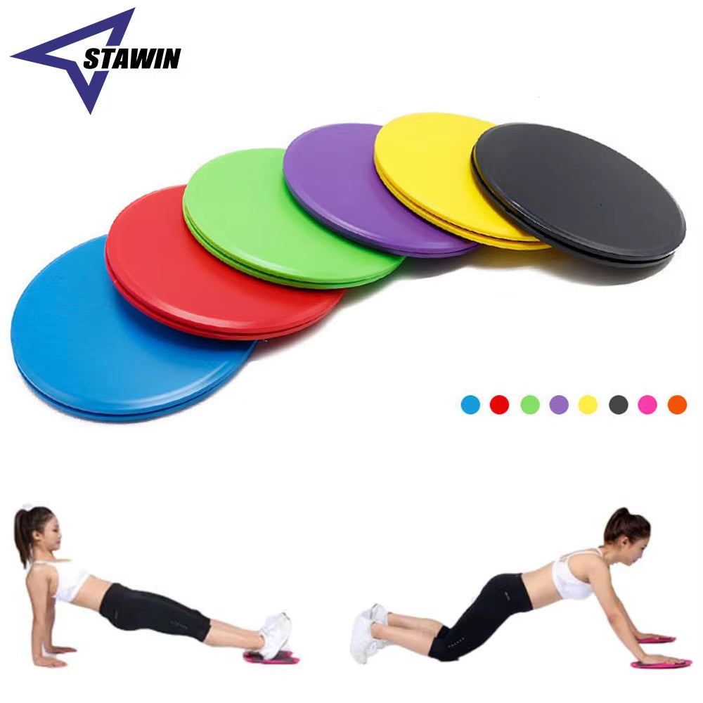 Exercise Core Sliders, Dual Sided Exercise Gliding Discs Use on Carpet or Hardwood Floors,Light,Portable,Abdominal,Core Workouts
