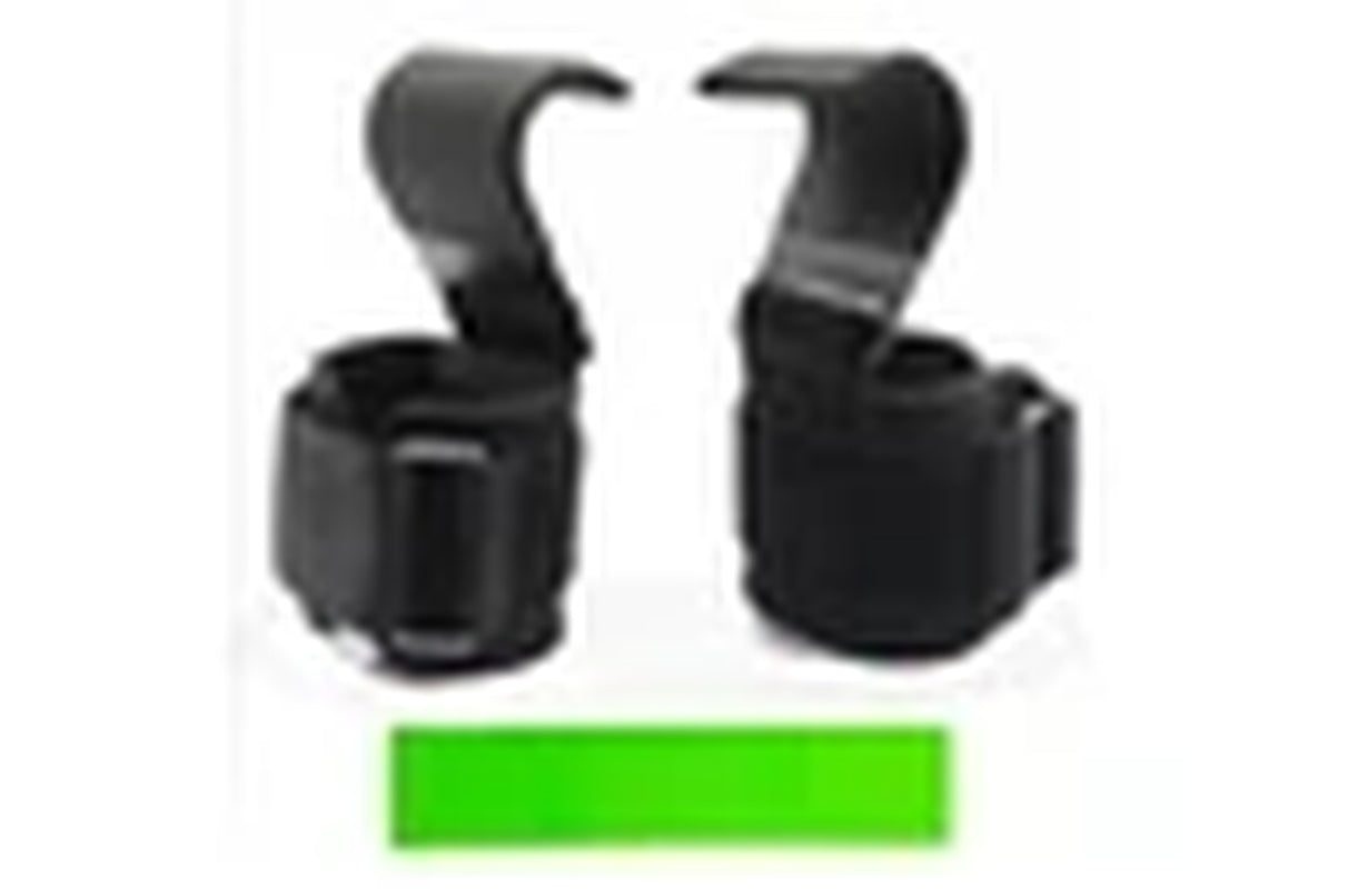 Gym Power Lifting Hooks with Wrist Support Adjustable Straps