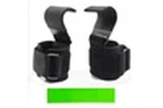 Gym Power Lifting Hooks with Wrist Support Adjustable Straps