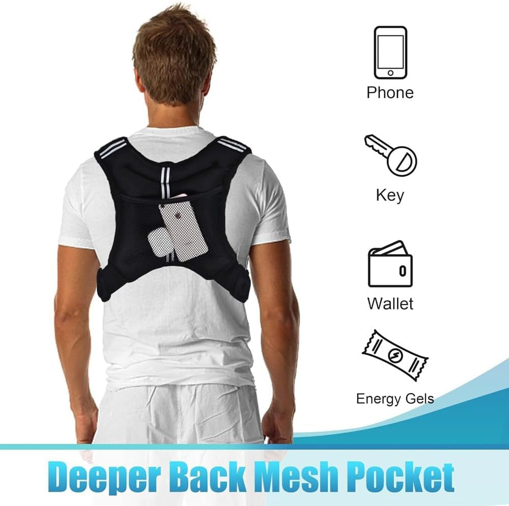 Weighted Vests for Men, Women, Kids - 3KG, 5KG, 8KG, 10KG - Exercise Weighted Ve
