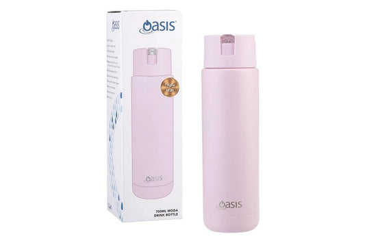 Ceramic Lined Stainless Steel Moda Drink Bottle 700Ml Pink Lemonade