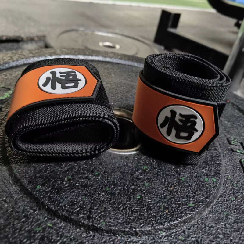 2Pcs Weightlifting Wrist Wraps Gym Fitness Wrist Support Wraps for Men & Women Strength Training Wrist Guard for Cross Deadlift