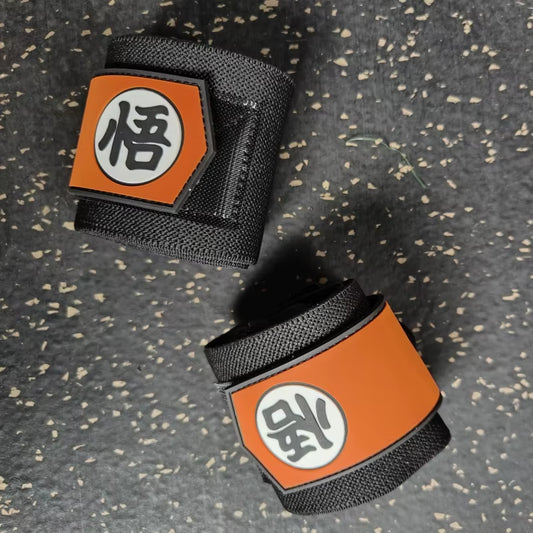 2Pcs Weightlifting Wrist Wraps Gym Fitness Wrist Support Wraps for Men & Women Strength Training Wrist Guard for Cross Deadlift
